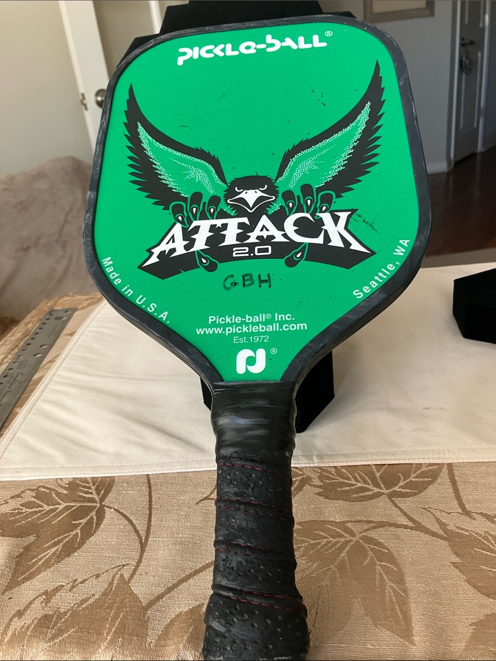 Pickle-Ball Attack 2.0 Paddle - Green